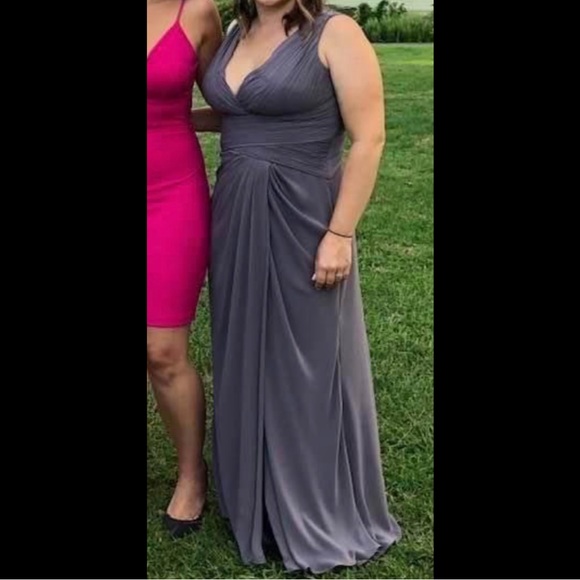 Watters & Watters Dresses & Skirts - Watters & Watters Beautiful Gray Bridesmaid Dress, Size 15, Cups Sewed In